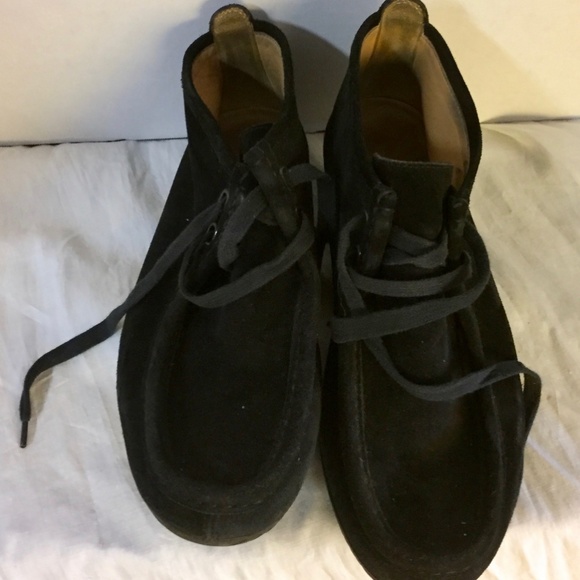 SOLD/Hermes Black Suede Wallabee Moccasins/SOLD - Picture 2 of 4